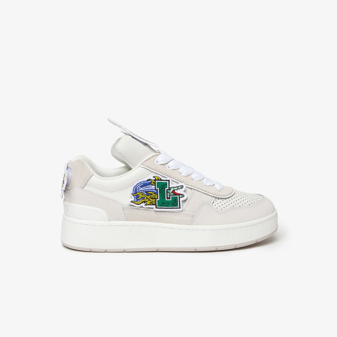 Lacoste Ace Clip Leather Men's Sneakers White | 150-MZNGDR
