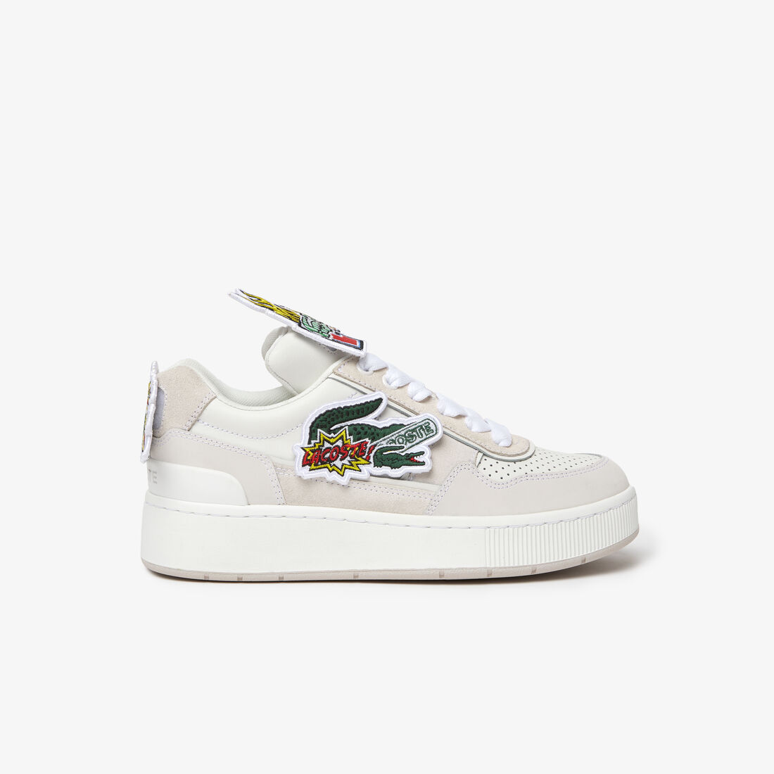 Lacoste Ace Clip Leather Women's Sneakers White | 183-CPAEKF