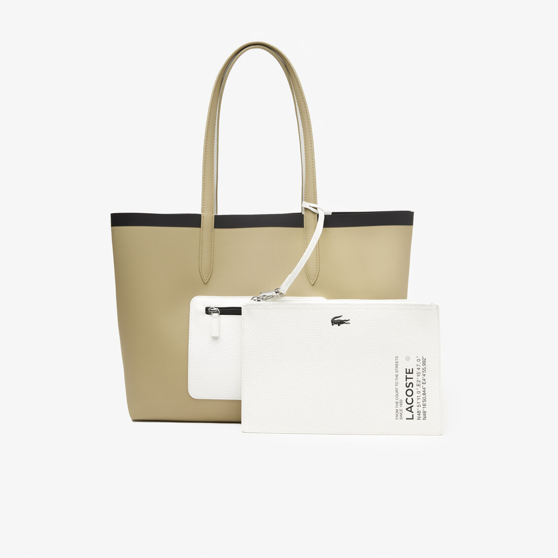 Lacoste Anna Reversible With Zipped Women's Handbag Blue | 524-HUEPMZ