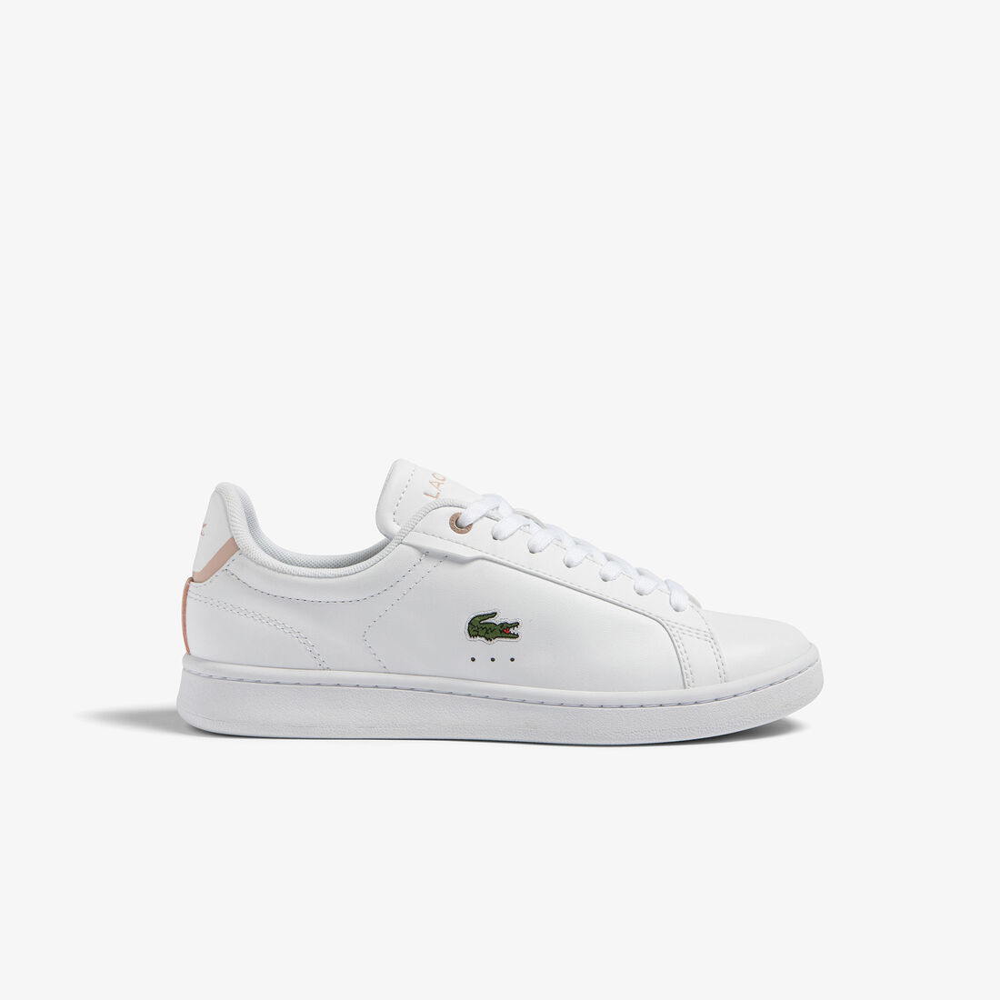 Lacoste Carnaby Pro Bl Tonal Leather Women's Sneakers White | 821-BCRVIN