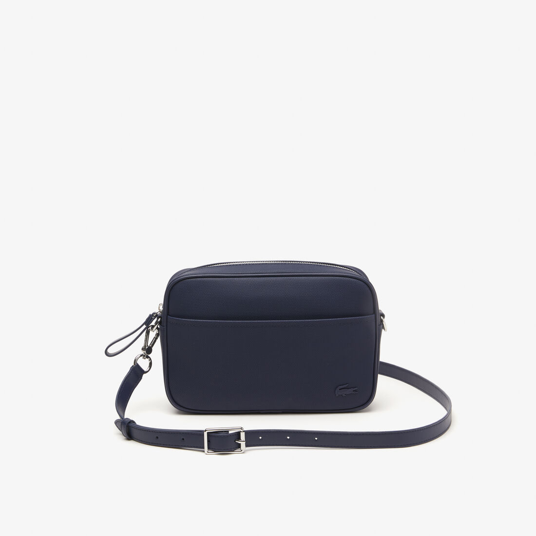Lacoste Flat Pocket Zip Women's Shoulder Bags Blue | 329-GKFLPU