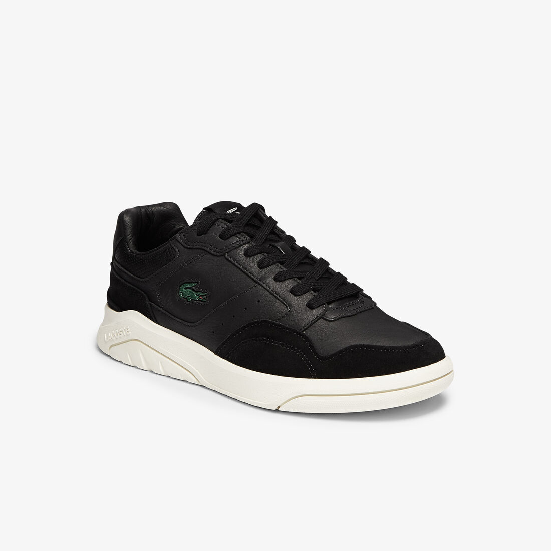 Lacoste Game Advance Luxe Leather And Suede Men's Sneakers Black | 138-LIOPEX