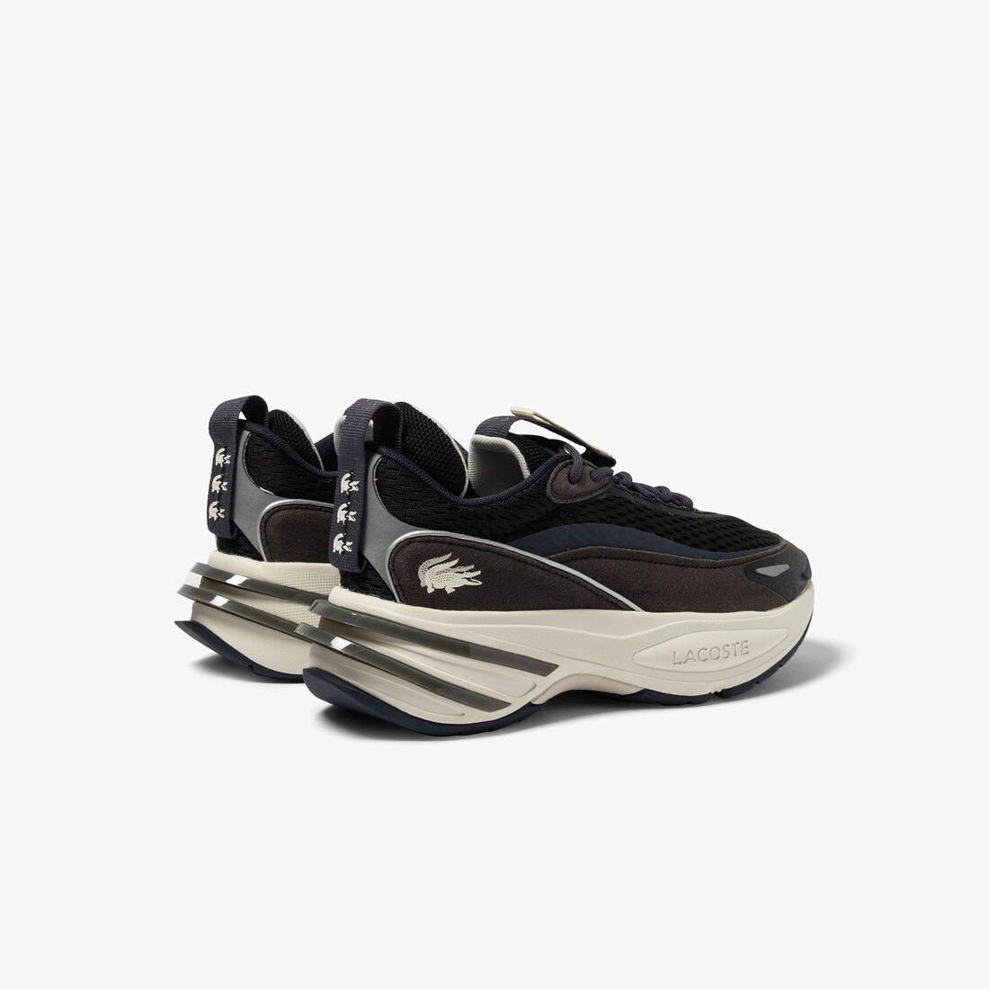 Lacoste Odyssa Textile Men's Sneakers Black / Navy | 089-MZJTFR